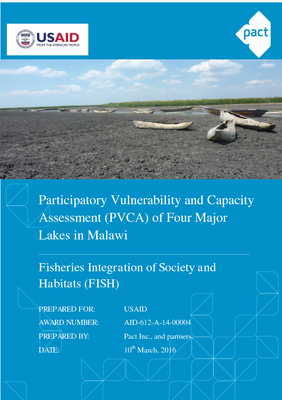 Participatory Vulnerability and Capacity Assessment of Four Major Lakes in Malawi