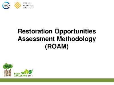 Restoration Opportunity Assessment Methodology ROAM