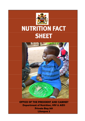 Nutrition Factsheet