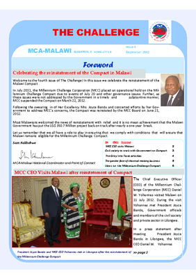 The Challenge Newsletter Issue 4