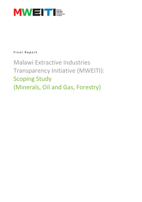 Malawi Extractive Industries Transparency Initiative (MWEITI) Scoping Study