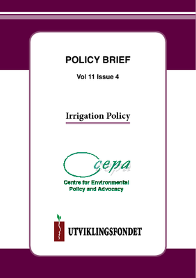 Policy Brief on Irrigation Policy